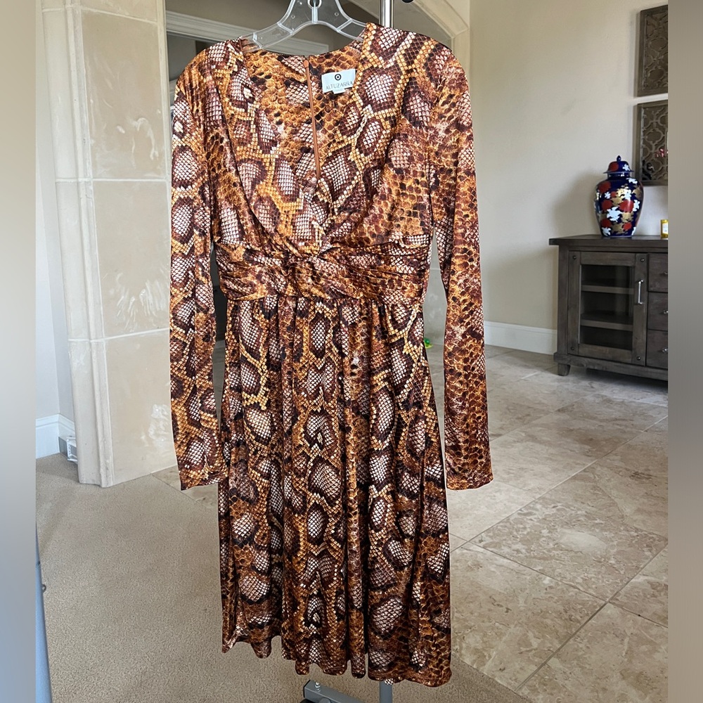 Altuzarra Dress - Snakeskin Wrap Style, Size 10